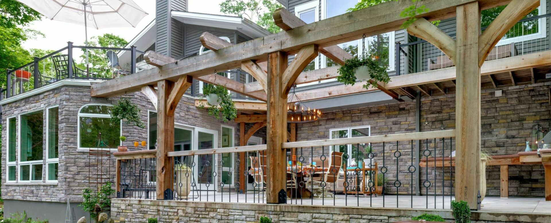 Western Red Cedar Timber Patio