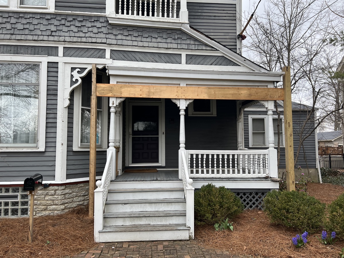 Porch restoration project