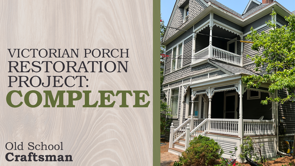 Victorian Porch Restoration Project: Complete 