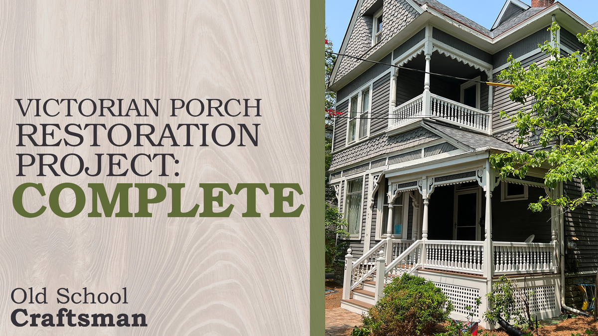 Victorian Porch Restoration Project: Complete    