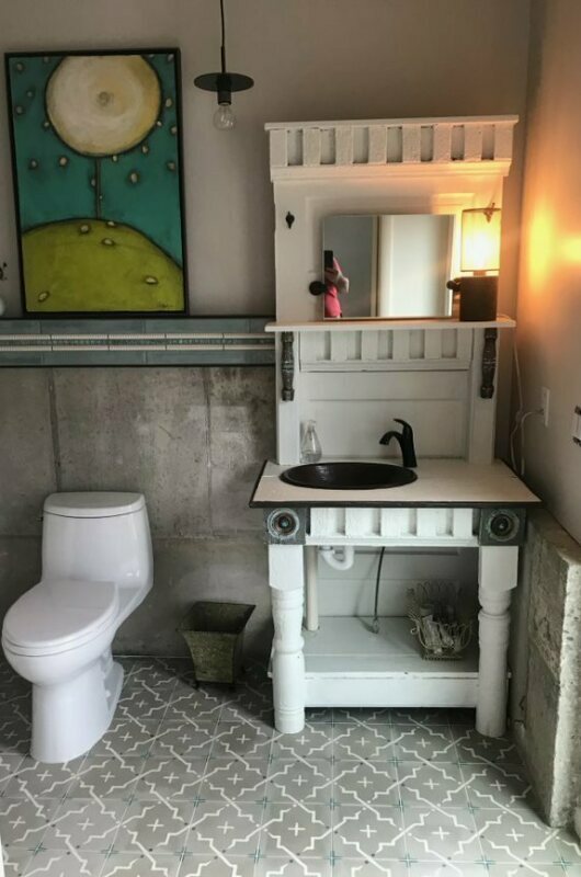 toilet and sink vanity