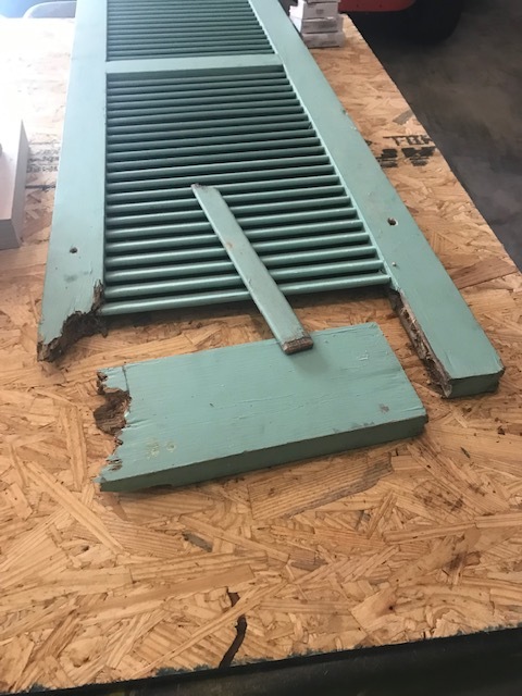 green shutter rebuild