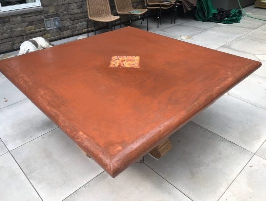 orange tabletop