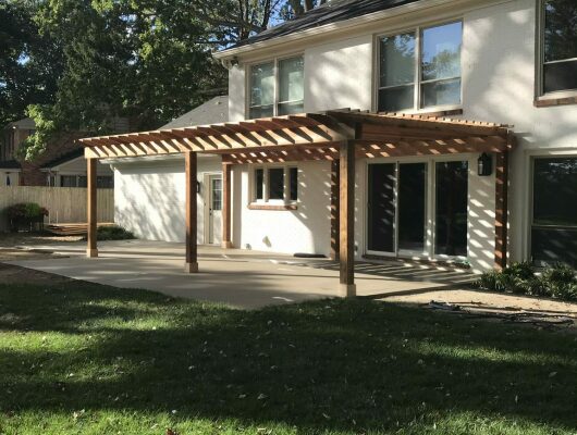 patio cover on house